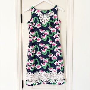 Lilly Pulitzer Shift Dress Mariana Dress yum yum caterpillar size 2